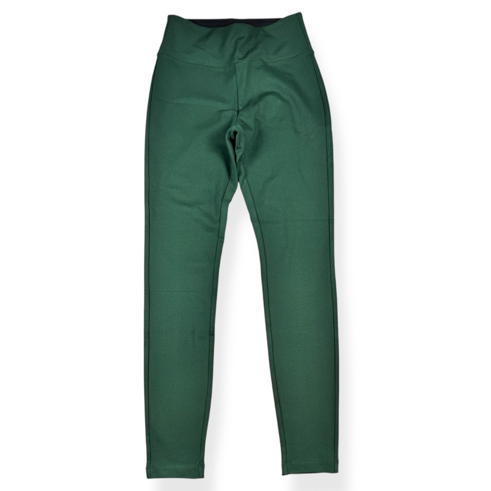 Peace & Pearls Leggings Womens S Small Dark‎ Green Ponte Leggings